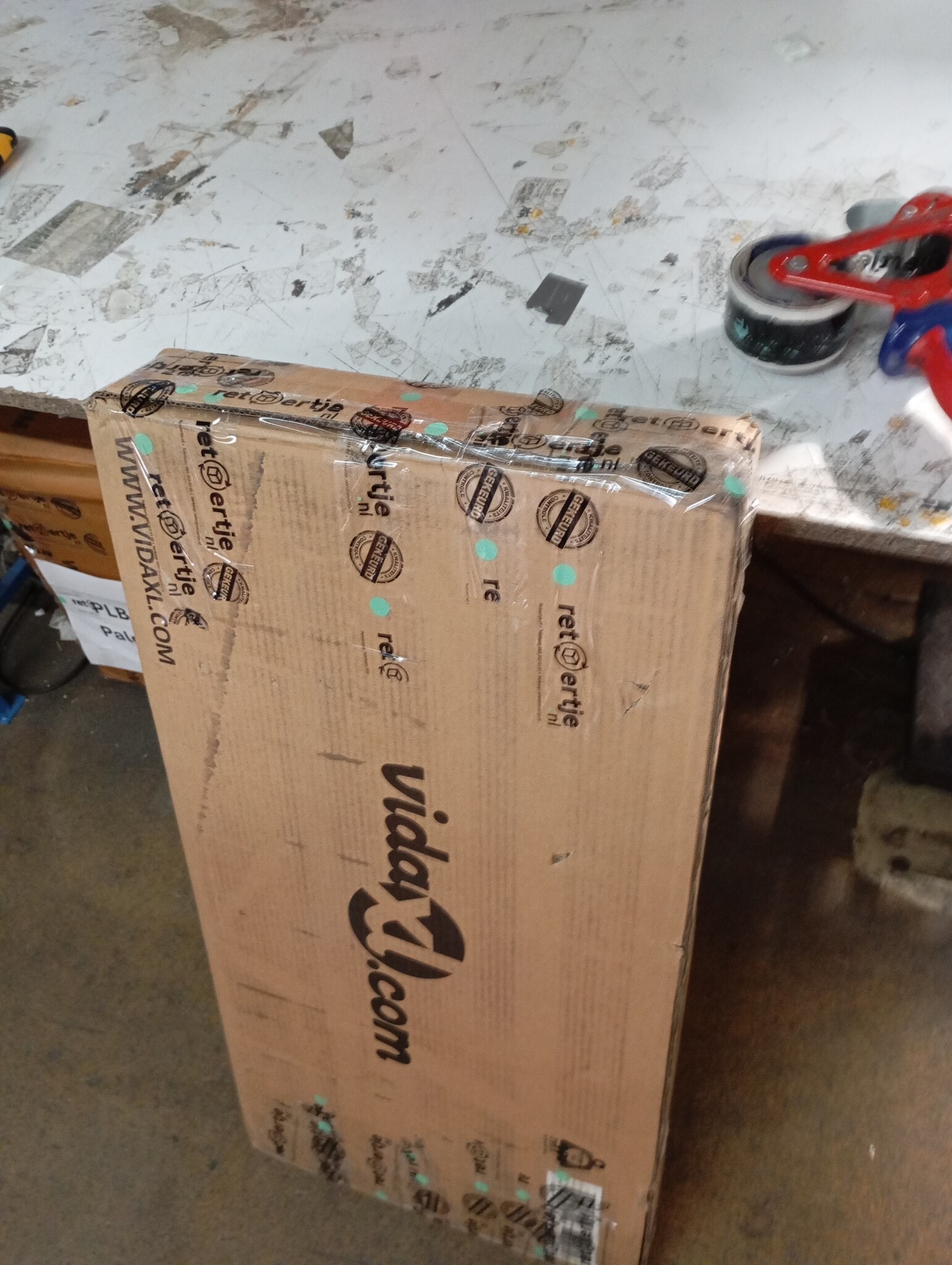 vidaXL Opbergbox wit 80x40x45,5 cm massief grenenhout