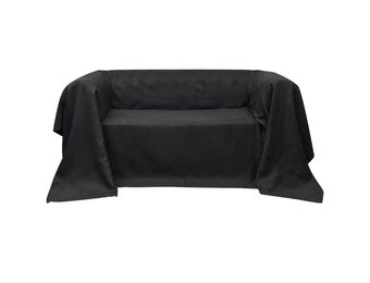 vidaXL Bankhoes Microsuède Antraciet - 35% Korting!