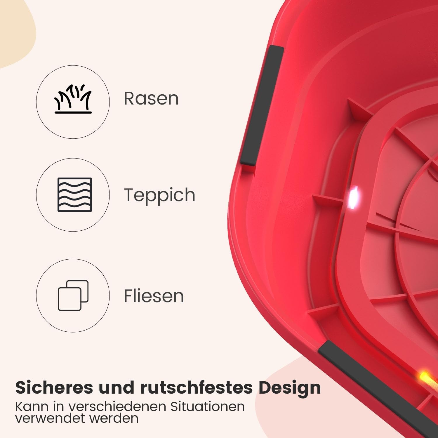 Holyton 5er-Set Balanciersteine für Kinder, mit Licht und Musik, rutschfest und stapelbar, ideal für drinnen und draußen, Gleichgewichtstraining für Kinder