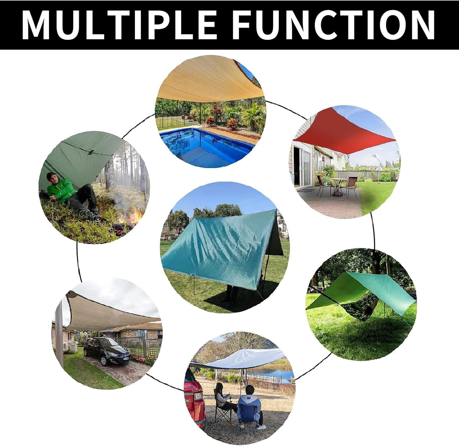 Waterdichte Autoluifel - 30% Korting! Zonnezeil voor Camping & Auto