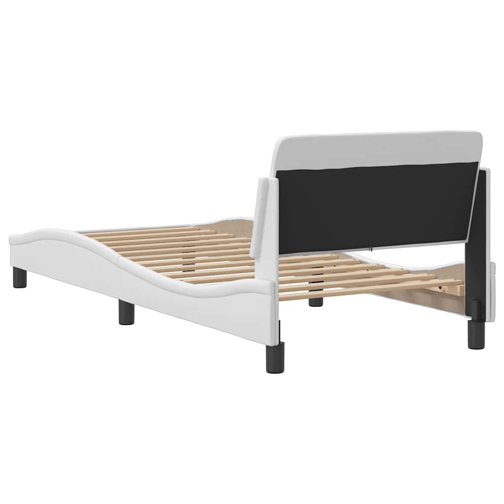 vidaXL Bedframe Kunstleer Wit 90x200 cm - Nu 41% Korting!