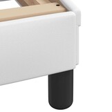 vidaXL Bedframe Kunstleer Wit 90x200 cm - Nu 41% Korting!