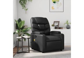 vidaXL Massagestoel Kunstleer Zwart - 47% Korting