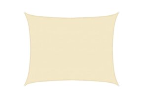 vidaXL Zonnezeil Crème 6x7m - 65% Korting!