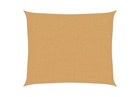 vidaXL Zonnezeil 2,5x3m HDPE Zandkleurig - 47% Korting