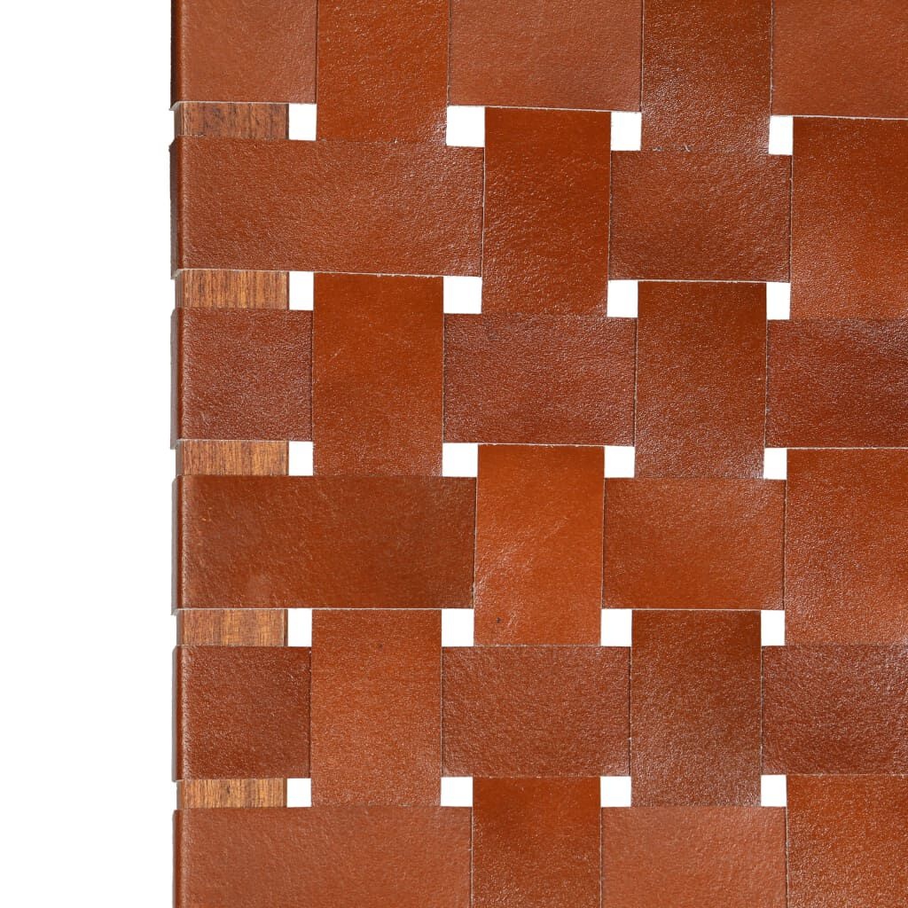 vidaXL Klapstoel Leer - Bruin (47% Korting)