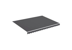 vidaXL Vervangingsdoek voor luifel 4,5x3,5 m antracietkleurig