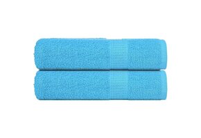 vidaXL Handdoeken 2 st 50x100 cm 360 g/m² 100% katoen turquoise