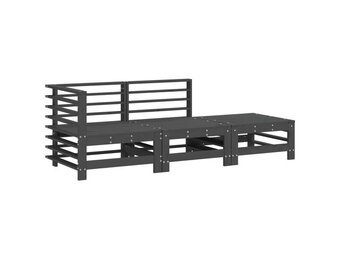 vidaXL 3-delige Loungeset Grenenhout - 41% Korting!