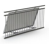 Home Trends Balkon Krachtcentrale Houder | Verstelbaar 0-30° | 60% Korting!