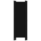 vidaXL Kamerscherm 6 panelen 300x180 cm zwart - 35% Korting