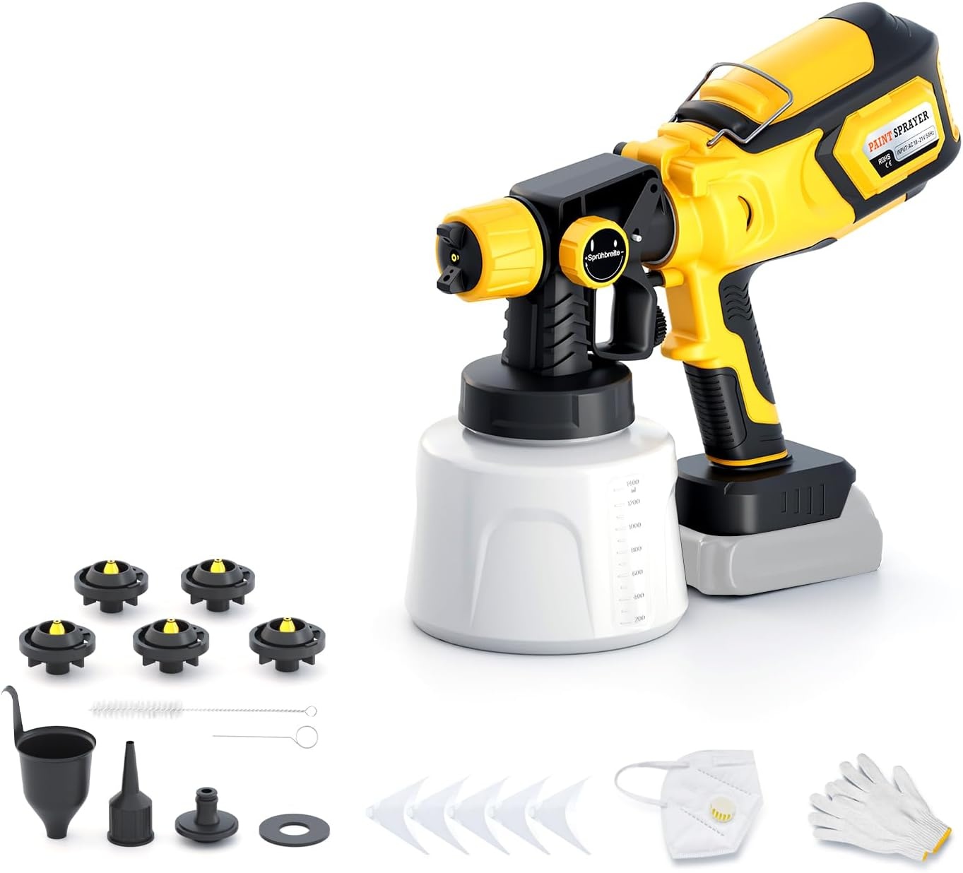 Accu Verfspuitsysteem (excl. accu) - 30% Korting!