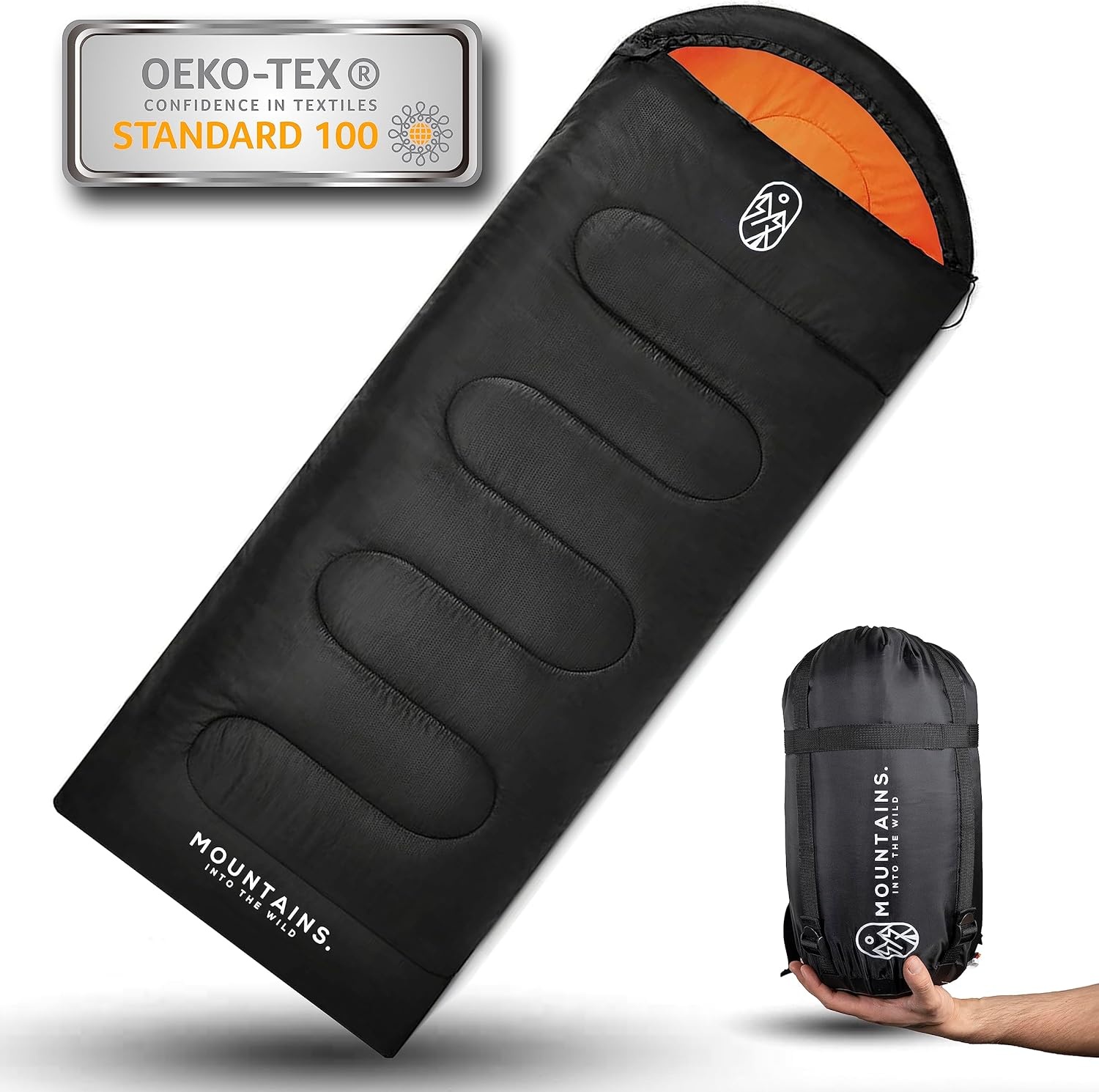 Mountains Slaapzak | 3 Seizoenen | Waterdicht | Compact | 30% Korting