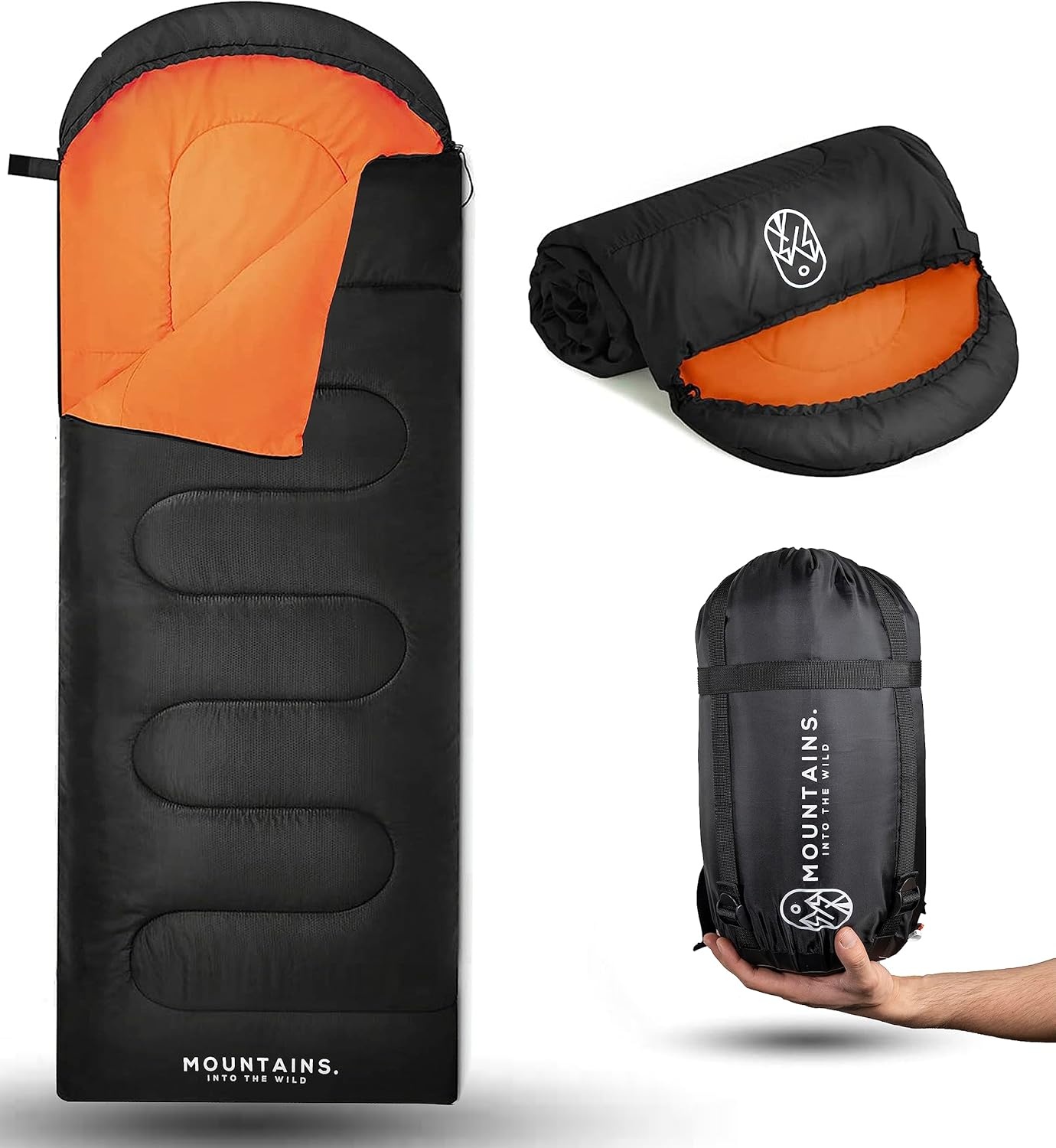 Mountains Slaapzak | 3 Seizoenen | Waterdicht | Compact | 30% Korting