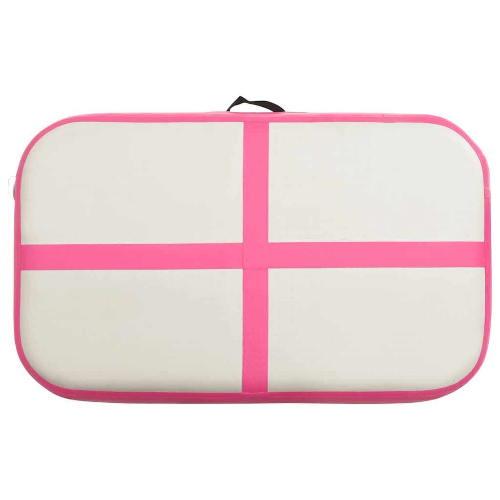 Opblaasbare Gymnastiekmat met Pomp - 60x100x15 cm PVC Roze (35% Korting!)