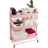Craftelier Organizerwagen Metaal 3-laags Wit - 30% Korting!
