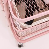 Craftelier Organizerwagen Metaal 3-laags Wit - 30% Korting!