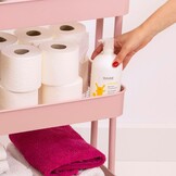 Craftelier Organizerwagen Metaal 3-laags Wit - 30% Korting!