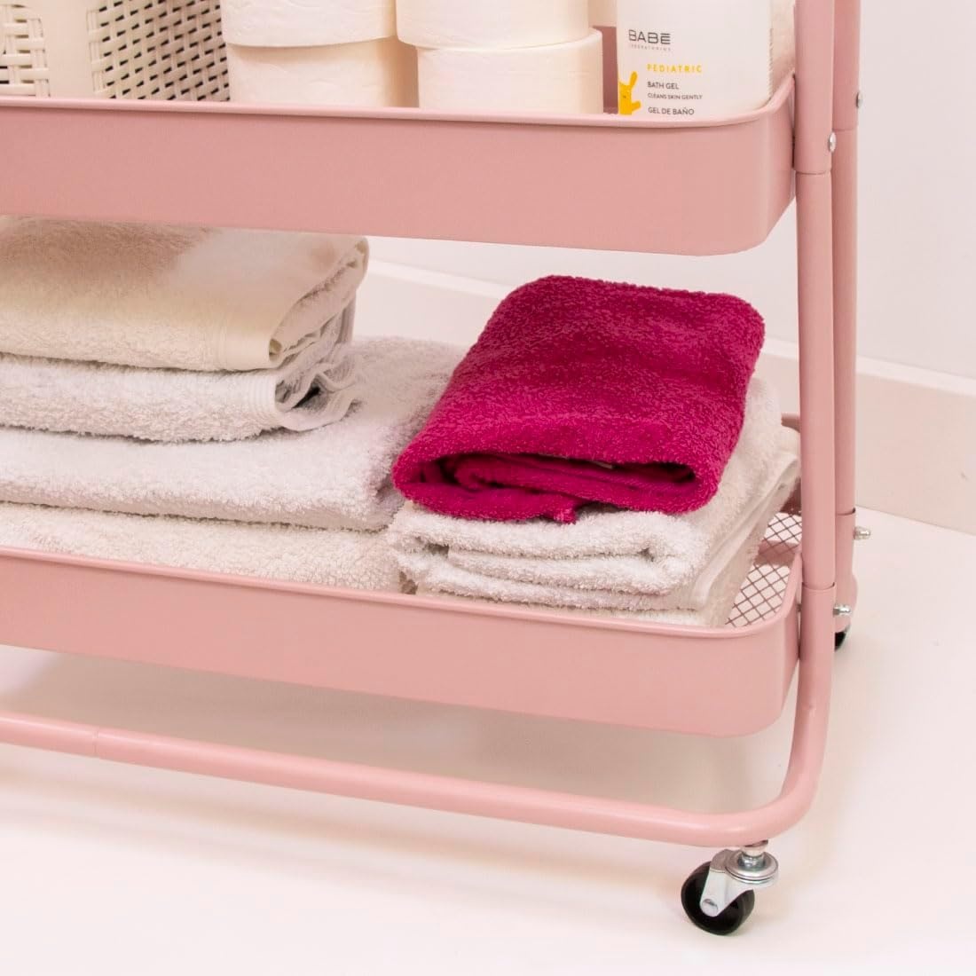 Craftelier Organizerwagen Metaal 3-laags Wit - 30% Korting!