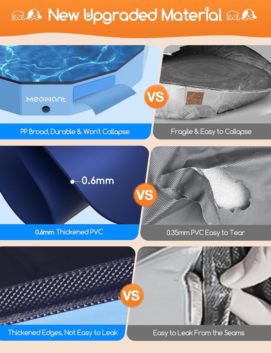 Meowant Opvouwbaar Hondenzwembad | Grote Honden | 30% Korting