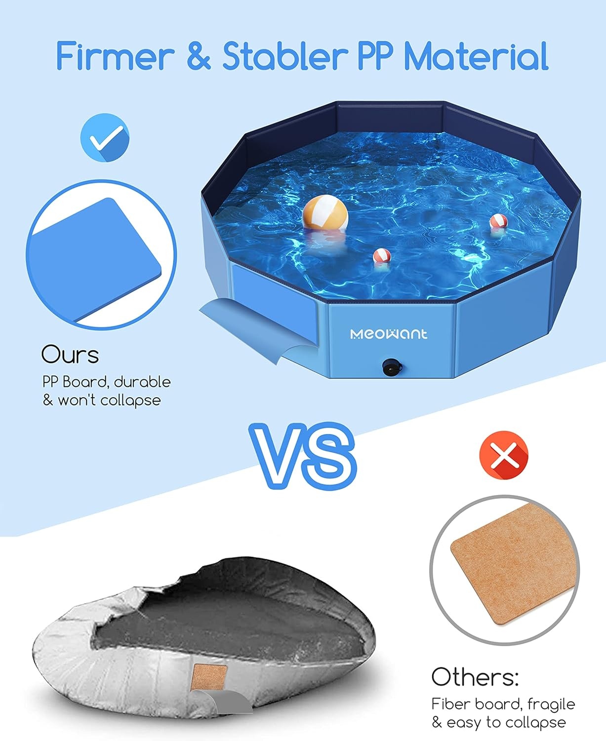 Meowant Opvouwbaar Hondenzwembad | Grote Honden | 30% Korting