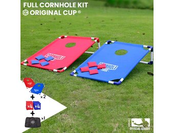Cornhole Toss Set 90x60cm - Lichtgewicht & Opvouwbaar - 30% Korting