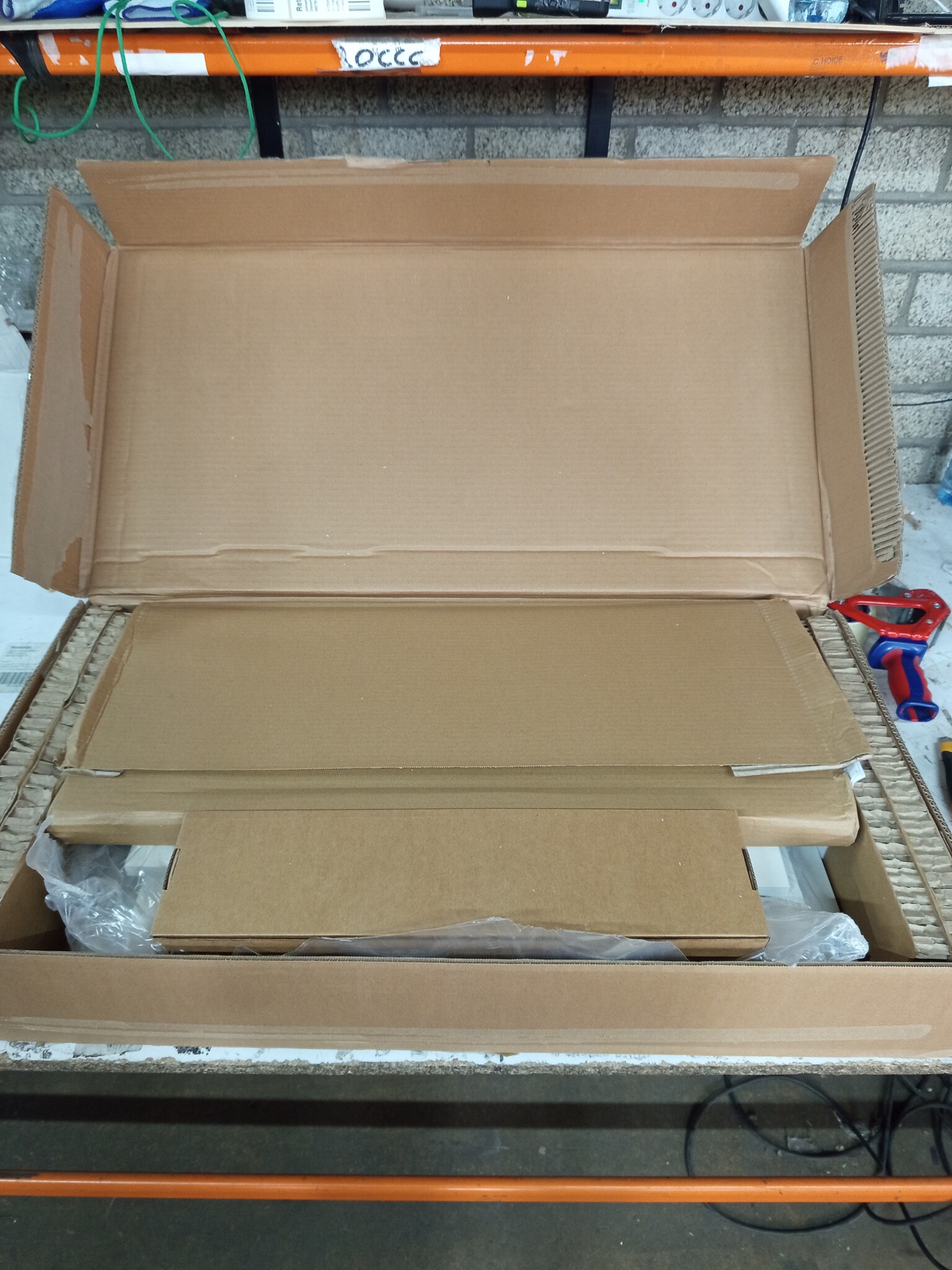 vidaXL Spoelbakonderkast Lucca - Bewerkt Hout Wit - 55% Korting