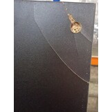 vidaXL Wastafelkast 60x38,5x46 cm bewerkt hout zwart