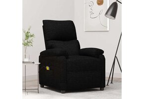 VidaXL Massagestoel Stof Zwart - 59% Korting!