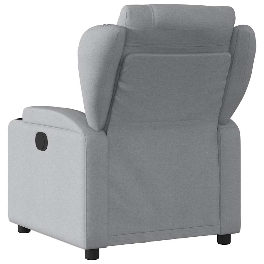 vidaXL Fauteuil Verstelbaar Stof Lichtgrijs - 41% Korting!
