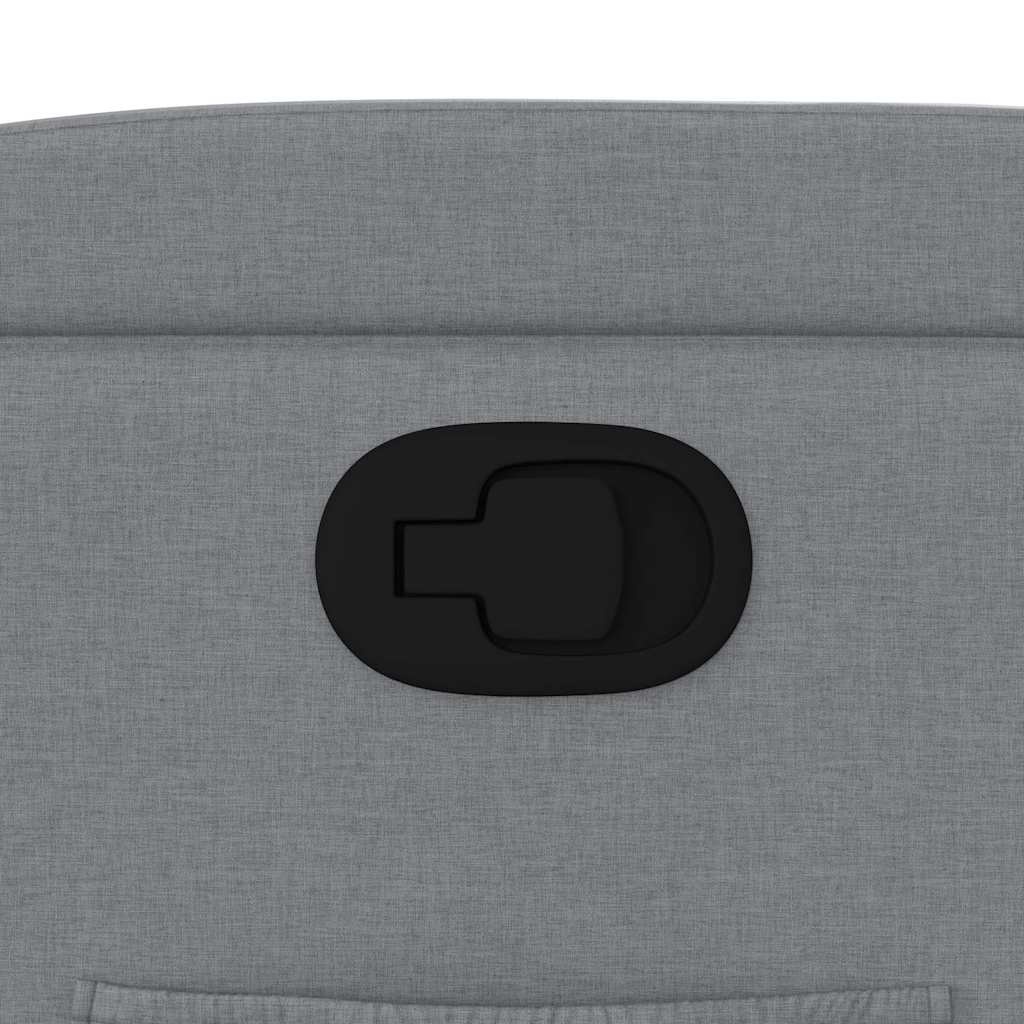 vidaXL Fauteuil Verstelbaar Stof Lichtgrijs - 41% Korting!