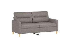 vidaXL Tweezitsbank Taupe (140cm) - Nu 41% Korting!