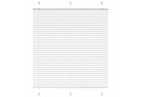 vidaXL Plissé rolgordijn Wit 115x100cm - 37% Korting!