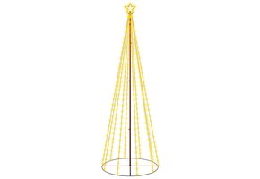 vidaXL Kegelkerstboom 310 LED's 100x300cm Warmwit (46% korting)