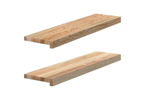 vidaXL Vensterbanken Massief Eikenhout 80x20cm - 45% Korting!