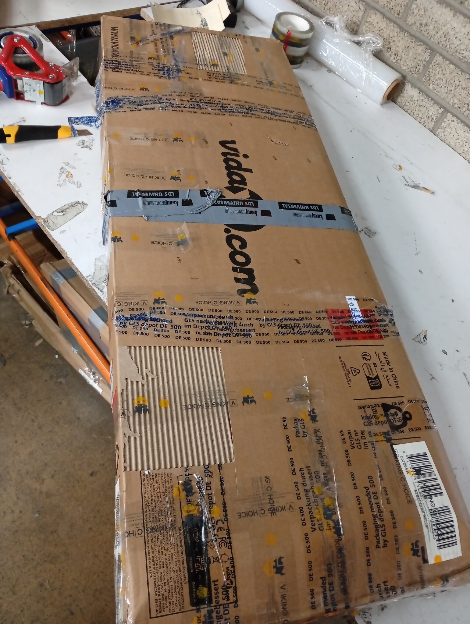 VidaXL TV-meubel met LED 40,5x30x102 cm Zwart - 43% Korting!