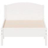 vidaXL Bedframe Grenenhout Wit 90x190 cm | 35% Korting