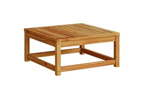 vidaXL Tuintafel Massief Acaciahout 63x63x30 cm - 39% Korting!