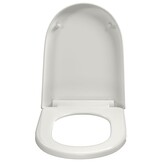 VidaXL Toiletbril Soft-Close Vierkant Wit - 58% Korting