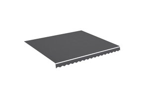 vidaXL Vervangingsdoek Luifel 4x3,5m Antraciet - 69% Korting!