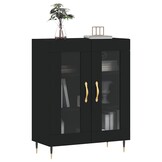 VidaXL Dressoir (69,5x34x90cm) Zwart - 58% Korting!