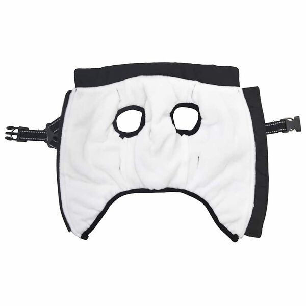 vidaXL Hondenjas met harnas waterdicht reflecterend zwart L40