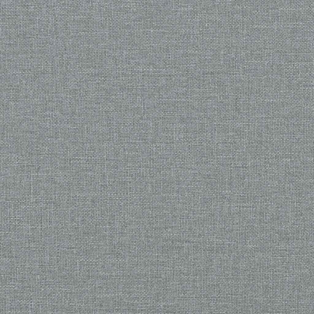 vidaXL Bedframe zonder matras 120x200 cm stof lichtgrijs