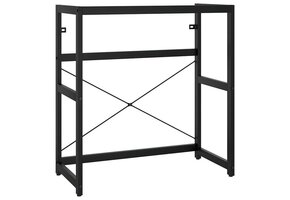 vidaXL Wastafelframe Zwart - 34% Korting | IJzer 79x38x83 cm