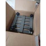 vidaXL Plantentrolleys 2 st 30x30cm HKC Grijs - 64% Korting!