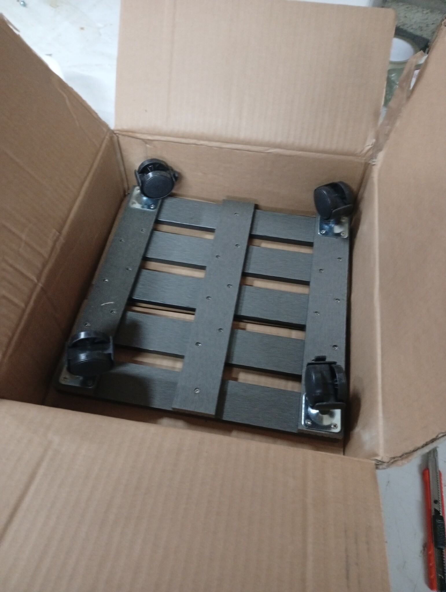 vidaXL Plantentrolleys 2 st 30x30cm HKC Grijs - 64% Korting!