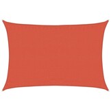 vidaXL Zonnezeil Terracotta 3,5x4,5m HDPE - 53% Korting!