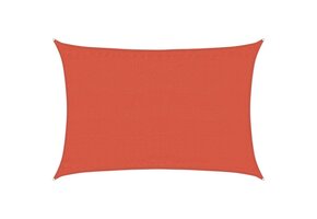 vidaXL Zonnezeil Terracotta 3,5x4,5m HDPE - 53% Korting!