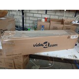 vidaXL Kinderhoogslaper met ladder 90x200 cm massief grenenhout zwart