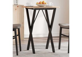 vidaXL Eettafelpoten X-frame (40x40x73 cm) - Gietijzer - 64% Korting